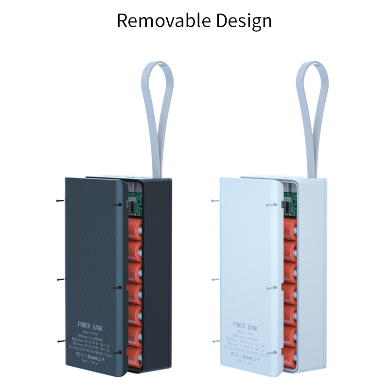 Power Bank 40000 mA быстрая зарядка QC3, PD