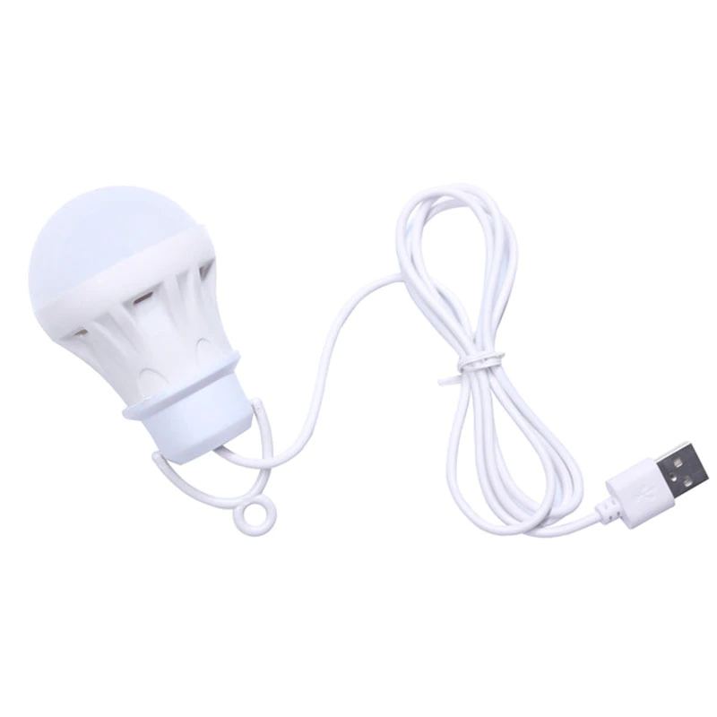 Светодиодная лампа c проводом USB