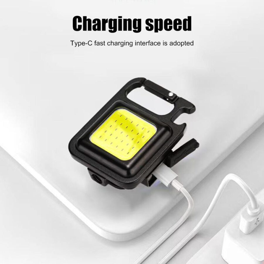 Мини светодиодный портативный карманный фонарик USB