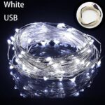 USB Гирлянда белая